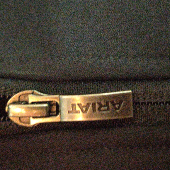 Ariat Women Vest Black with Embroidery and Turquoise Lining Size XXL - Picture 3 of 10